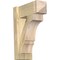 Ekena Millwork Balboa Arts & Crafts Rough Sawn Outlooker, Douglas Fir, 6"W x 14"D x 18"H OUT06X14X18BOA03RDF - alternate 1